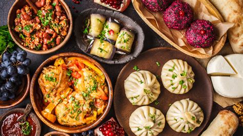 Georgian Food Spread