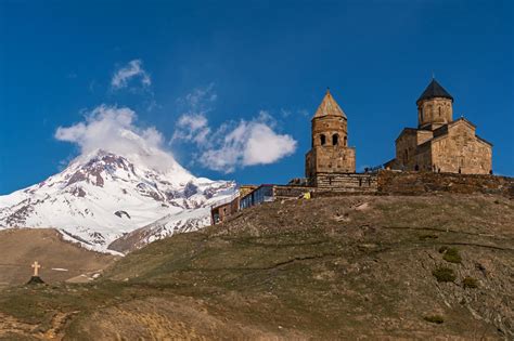 Gergeti Trinity Church views