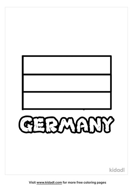 German Flag Coloring Pages