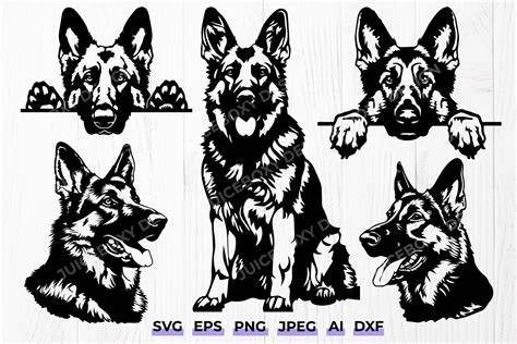Unleash Your Creativity with Our Free German Shepherd SVG Collection: From Woof to Wow!