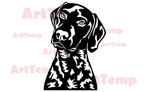 Download German Shorthaired Pointer Dog DXF Files