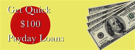 Get A 100 Dollar Loan Today