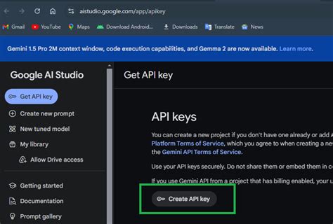 Get API Key For Gemini 1.5 Pro