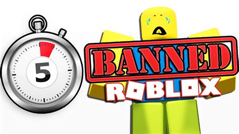 Get BANNED in Roblox in 5 SECONDS! - YouTube