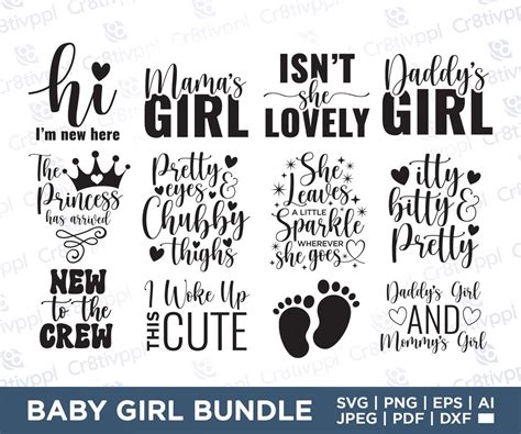 Download Get Baby Svg Bundle PNG Cut Files
