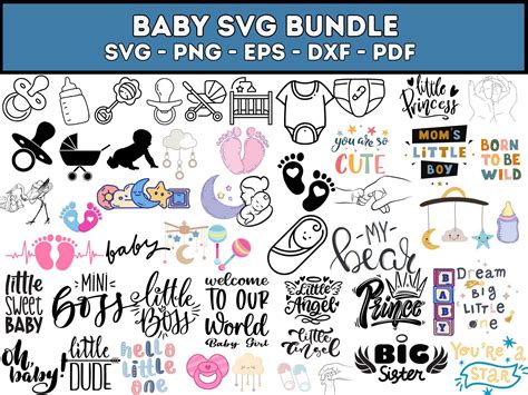 Download Get Baby Svg Bundle PNG Files