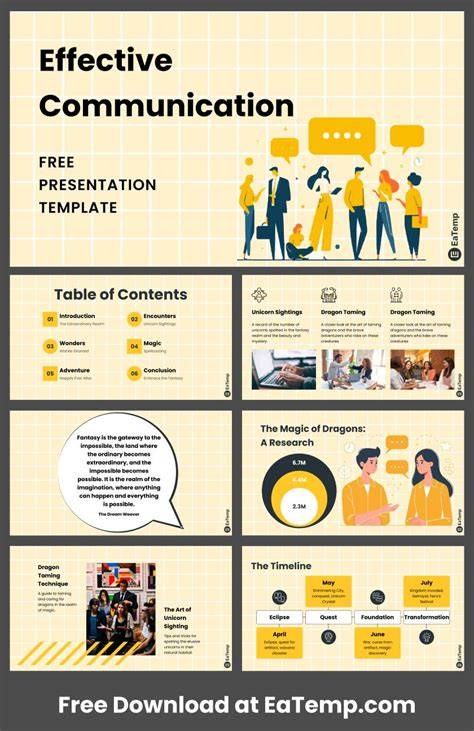 Get Communication PowerPoint Template PPT Presentation