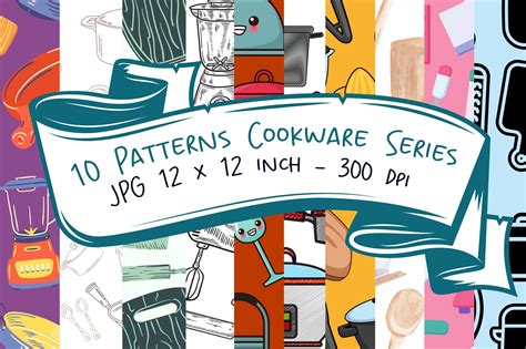 Download Get Cookware Pattern Bundle PNG Files DXF Files