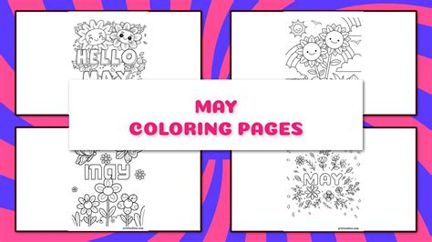 Get Creative: Ideas for Using Your May Coloring Pages