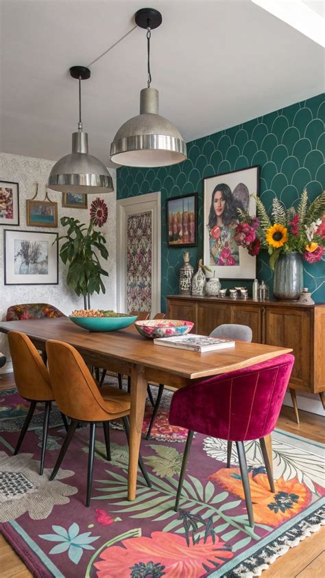 15 Eclectic Design and Home Decor Ideas Luxury dining room, Eclectic