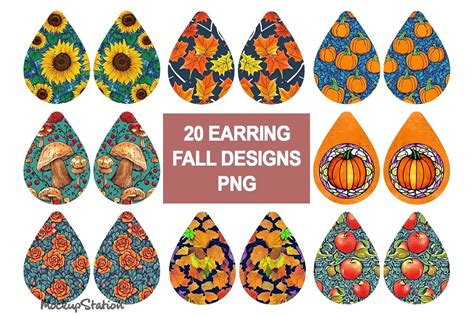 Download Get Fall Sublimation Earring Bundle
 Pictures Printable