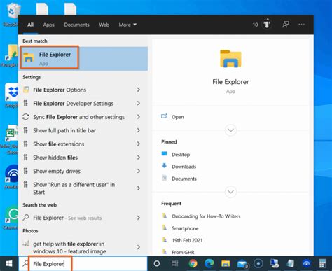 Get Help With File Explorer In Windows 10: Frequently Asked Question