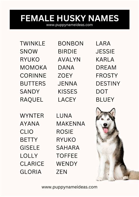 Get Inspired For Girl Husky Names