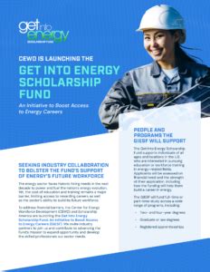 Get Into Energy Cewd