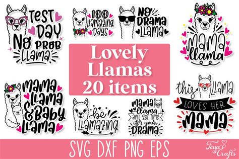Download Get Llama Quotes Bundle SVG Files DXF Files