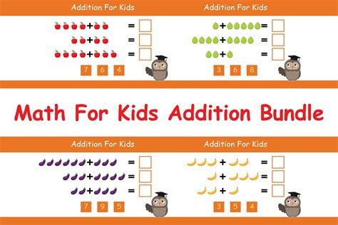 Download Get Math For Kids - Addition Bundle Background Cut Images