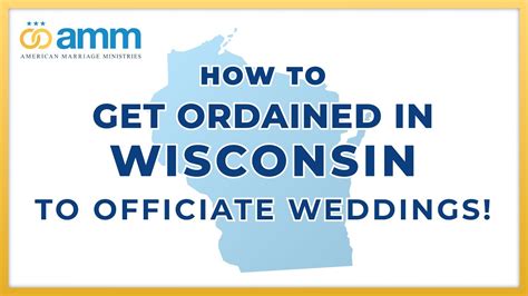 Get Ordained in Wisconsin