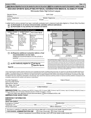 Get Ready for the 2022-2023 Sports Physical Form: Here's What You Need to Know!