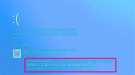 Get Rid of The Video_TDR_Failure BSOD Error