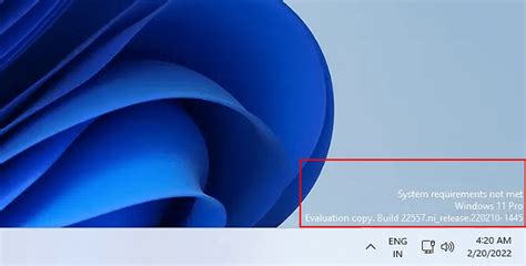 Get Rid of the Unsupported System Watermark in Windows 11