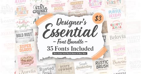 Download Get The Essential Font Bundle 3 Gif Files Free PSD Mockups