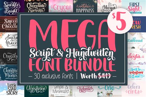 Download Get The Mega Script Font Bundle Pics Images