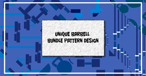 Download Get Unique Barbell Patterns Bundle SVG Commercial Use DXF Files
