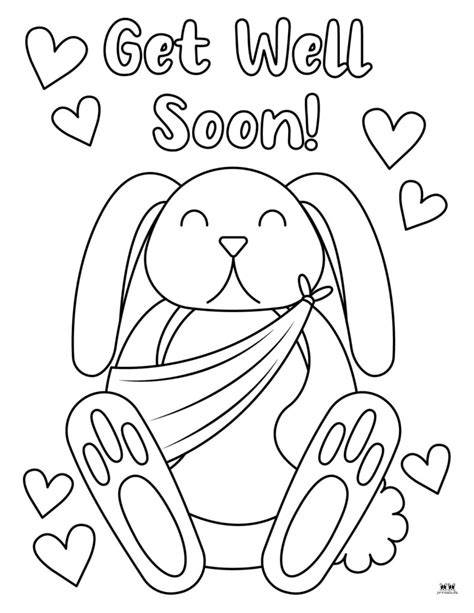 Get Well Coloring Page