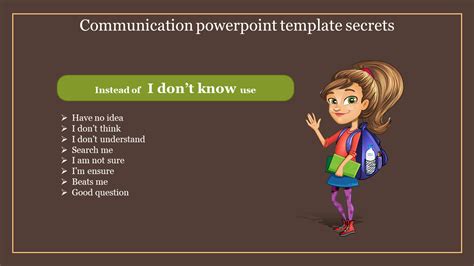 Get our Predesigned Communication PowerPoint Template