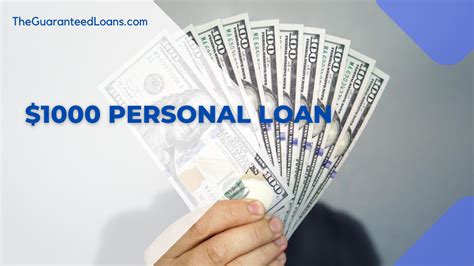 Getting A 1000 Personal Loan