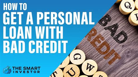 Getting A Personal Loan With Bad Credit