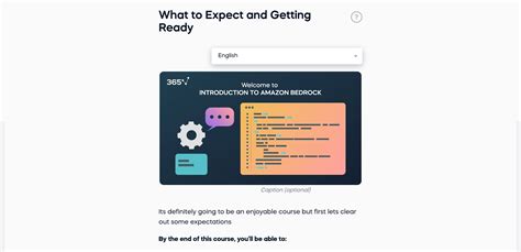 Getting Ready for Your Course: What to Expect