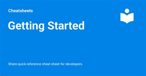 Getting Started: Tips and Tricks