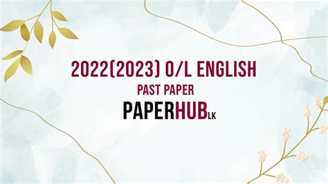 Getting Started: Where to Find Reliable English Past Papers