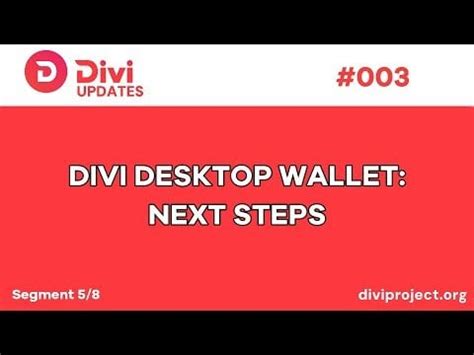 Getting Started: Setting Up Your Divi Wallet