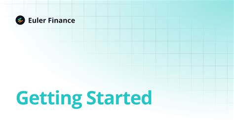 Getting Started with Brig Finance