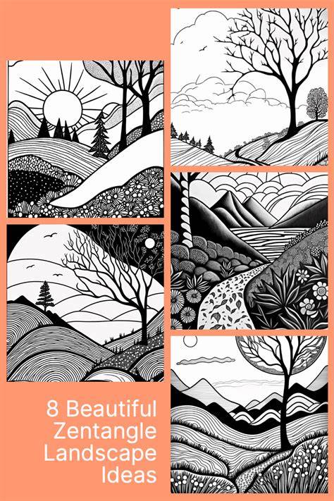 Getting Started with Landscape Zentangles