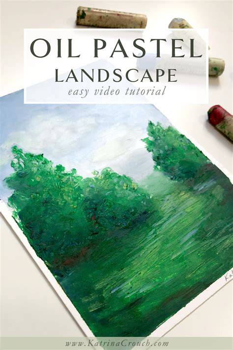 Getting Started with Oil Pastel Landscape Drawings