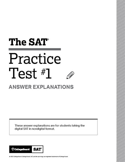Getting Started with Your Sat Practice Test 1