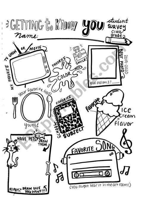 Getting To Know You - ESL worksheet by mdw152