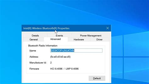 Getting Your Bluetooth Version From Windows 10