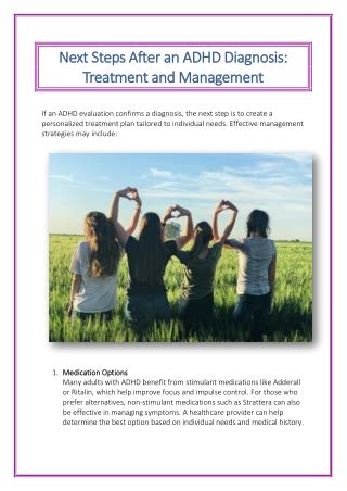 Getting a Diagnosis The Next Steps