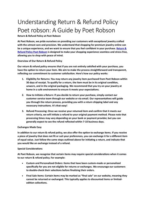 Getting the Perfect Fit and Understanding the Return Policy