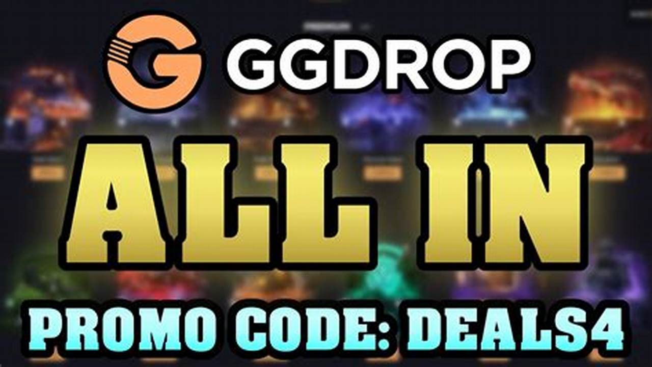 Ggdrop Promo Code 2024