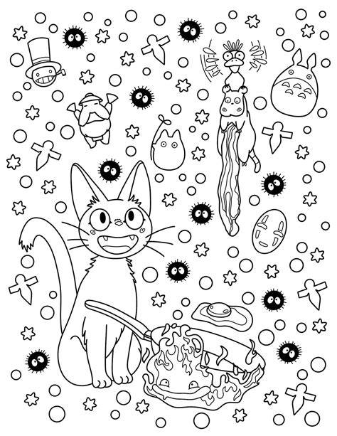 Ghibli Coloring Pages