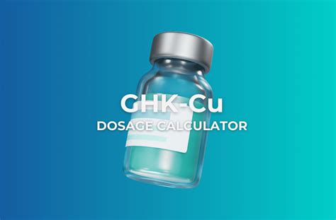 Ghk Cu Dosage Chart