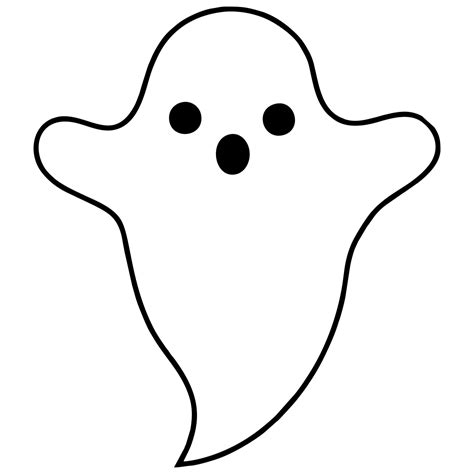 Ghost Cut Out Printable
