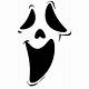 Ghost Face Cut Out Printable