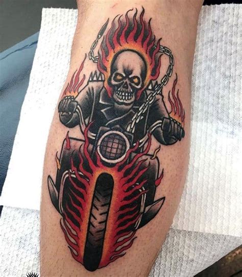 50 Ghost Rider Tattoo Designs For Men Supernatural