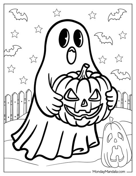 Ghost Coloring Page Printable